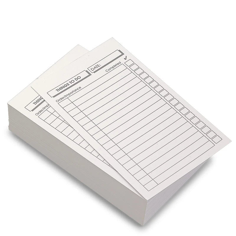 3 x 5 Lined To-Do Index Cards, 100-Card Refill for Checking Off Daily Tasks · 3x5 lined index cards