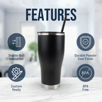 30 oz Modern Curve Tumbler