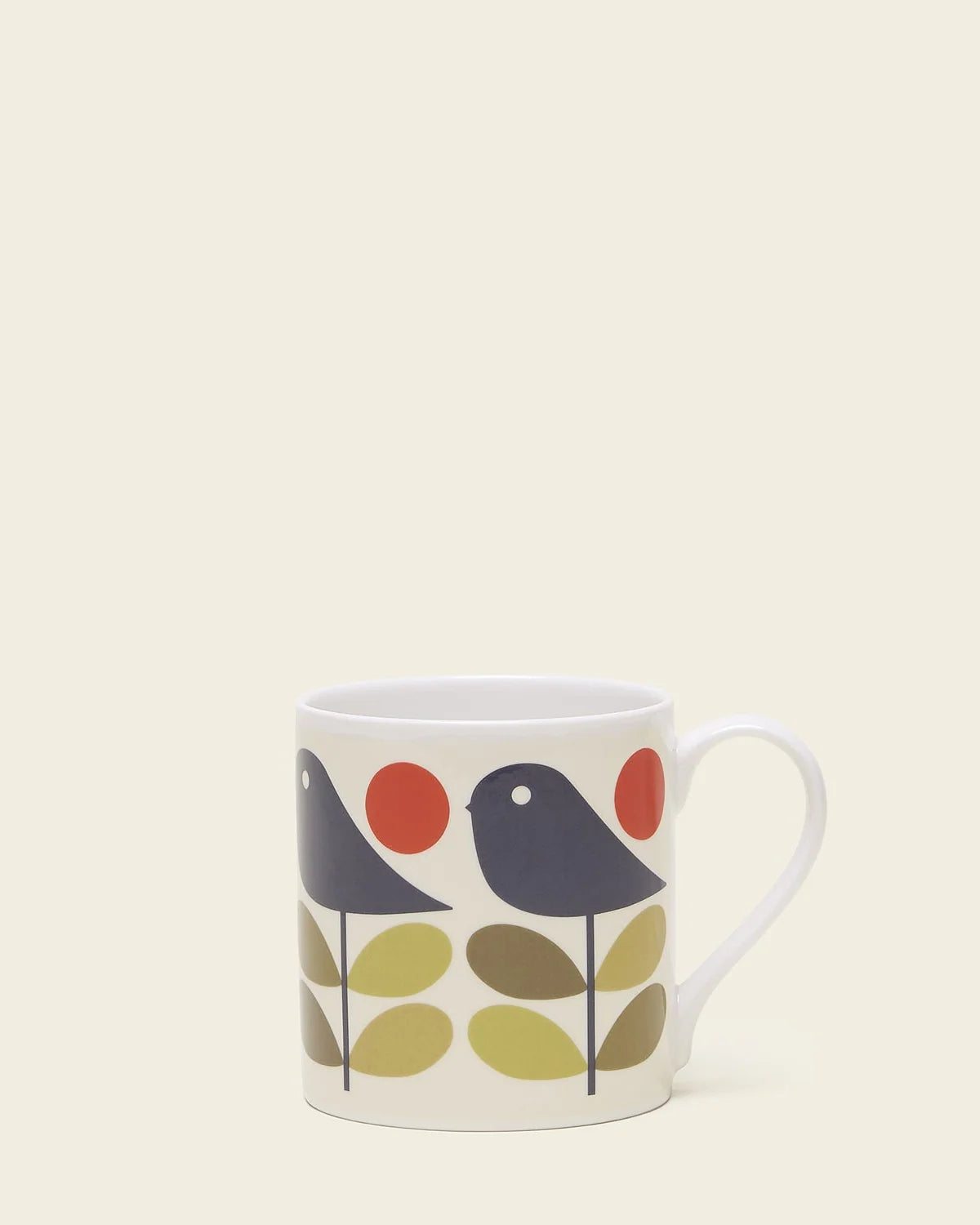 350ml Bone China Mug Set of 2 in Early Bird Robin Design