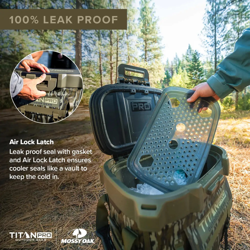 36 Can High Performance Welded Cooler with Leak Proof Seal, SmartShelf, Tie Down Slots and Adjustable Carry Strap