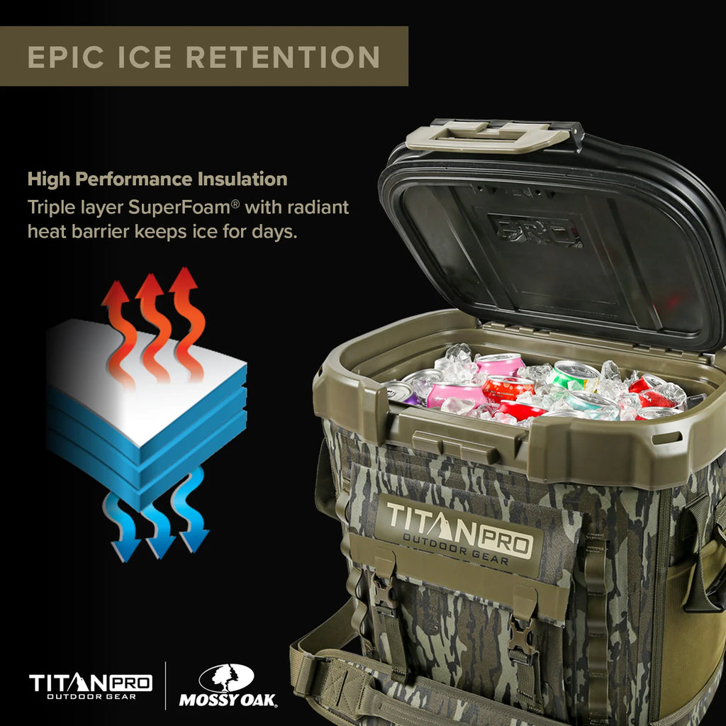 36 Can High Performance Welded Cooler with Leak Proof Seal, SmartShelf, Tie Down Slots and Adjustable Carry Strap