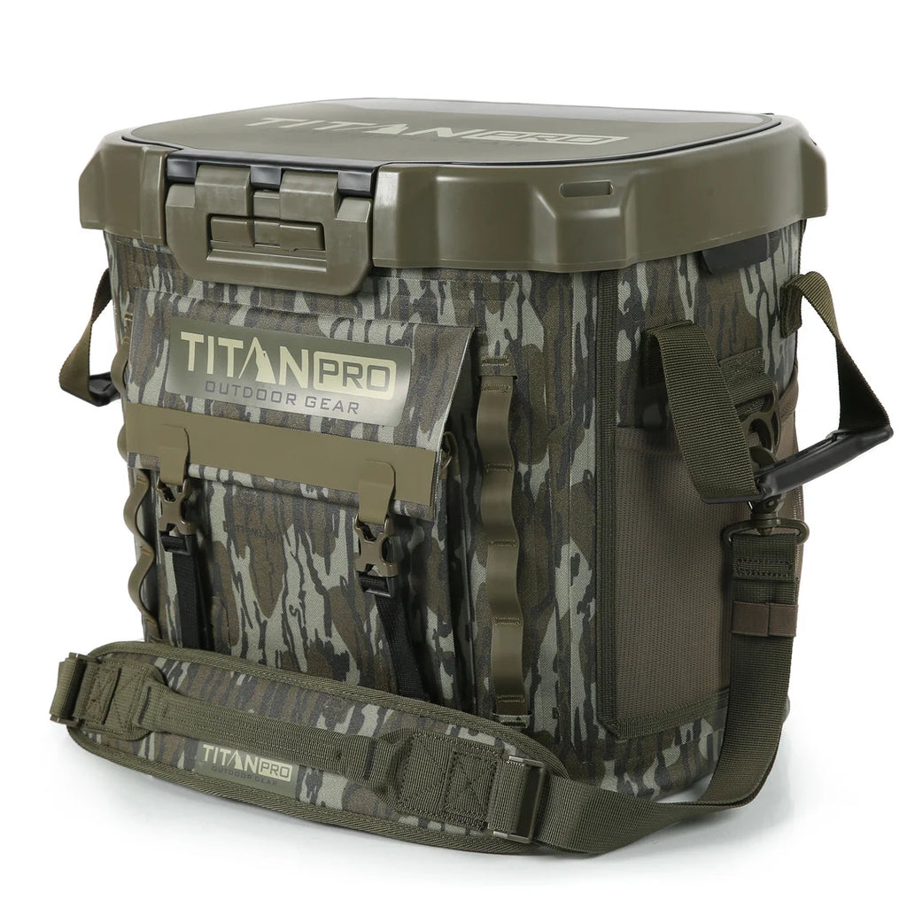 36 Can High Performance Welded Cooler with Leak Proof Seal, SmartShelf, Tie Down Slots and Adjustable Carry Strap