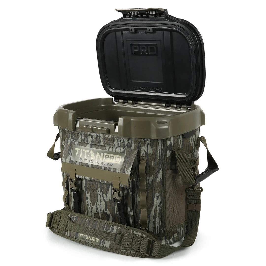 36 Can High Performance Welded Cooler with Leak Proof Seal, SmartShelf, Tie Down Slots and Adjustable Carry Strap