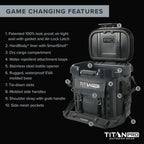 36 Can High Performance Welded Cooler with Leak Proof Seal, SmartShelf, Tie Down Slots and Adjustable Carry Strap