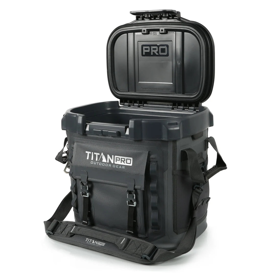 36 Can High Performance Welded Cooler with Leak Proof Seal, SmartShelf, Tie Down Slots and Adjustable Carry Strap