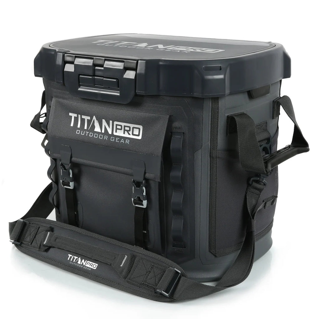 36 Can High Performance Welded Cooler with Leak Proof Seal, SmartShelf, Tie Down Slots and Adjustable Carry Strap