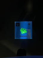 365 nm UV Blacklight for Revealing Fluorescent Properties in Educational Element Cube Experiments