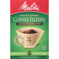 #4 Cone Coffee Filters in Natural Brown Paper