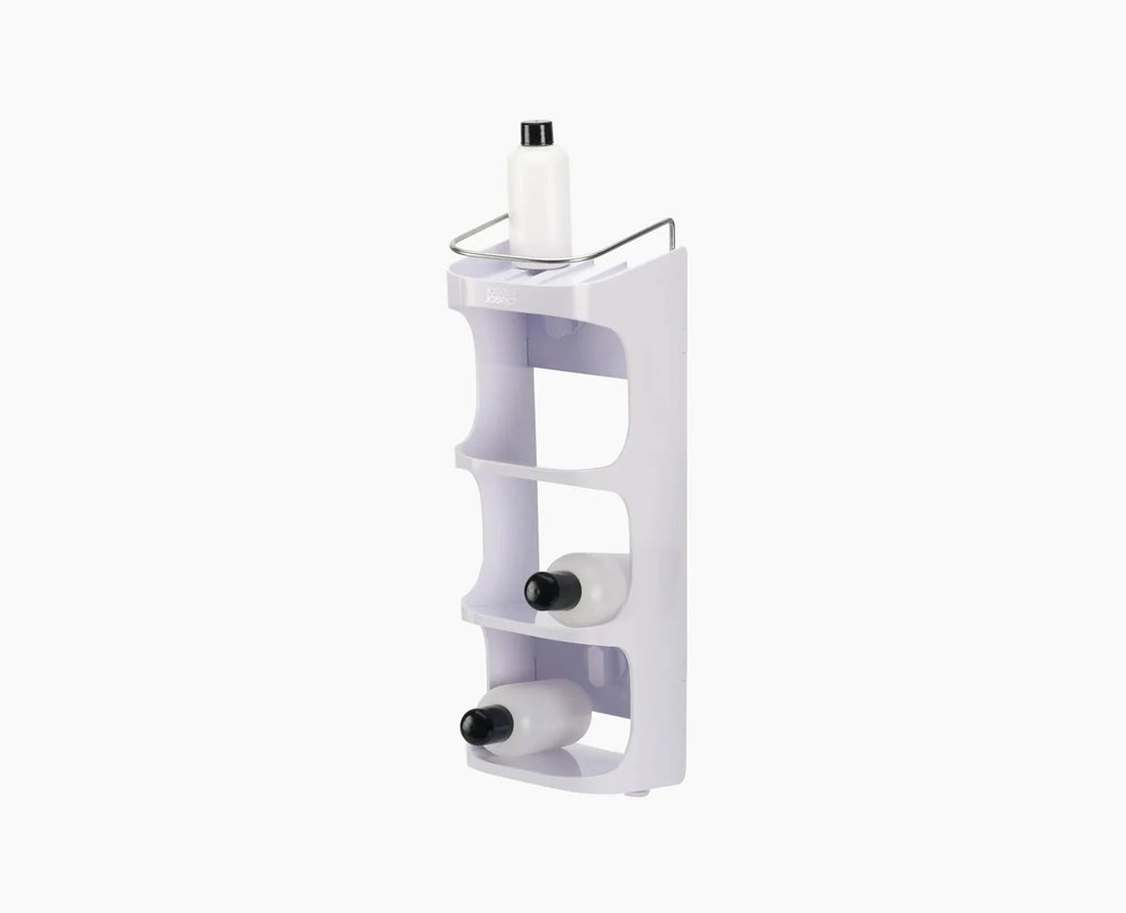 4-Tier White Shower Shelf