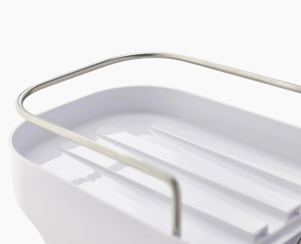 4-Tier White Shower Shelf