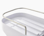 4-Tier White Shower Shelf