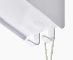 4-Tier White Shower Shelf