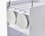 4-Tier White Shower Shelf