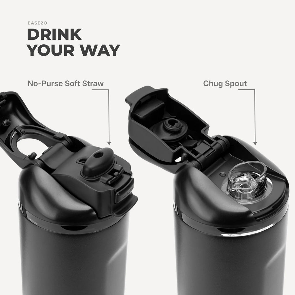 40 oz Water Bottle in Black