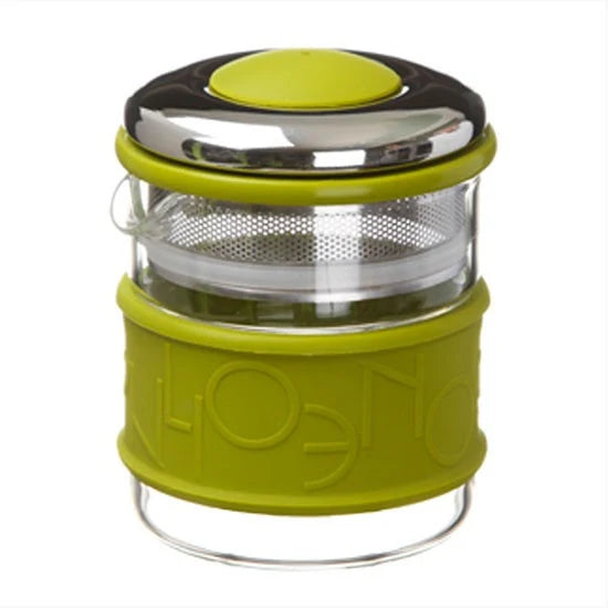 400 ml Borosilicate Glass Teapot in Green