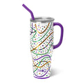 40oz Insulated Mega Mug with Handle, Straw and Silicone Flexi-Tip for Cold or Hot Drinks · 40oz capacity