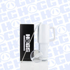 40oz Sublimation Tumbler with Built-In Wireless Speaker, Sound Lighting, Removable Handle and Stainless Steel Straw