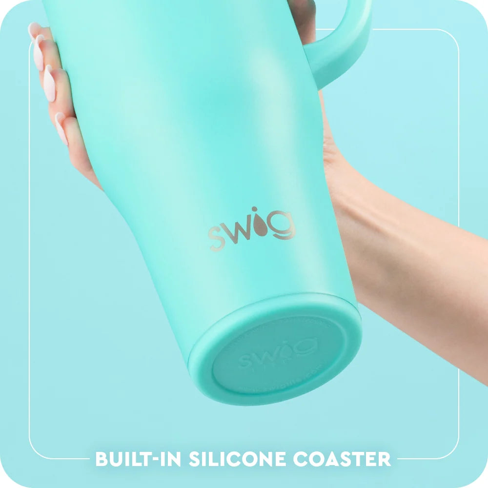 40oz Tumbler with Handle, Leakproof Flip + Sip Lid, Southwest Desert Print and Removable Straw