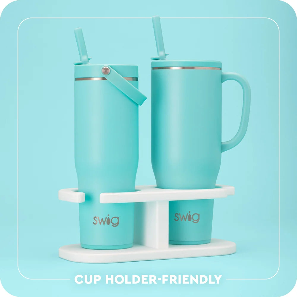 40oz Tumbler with Handle, Leakproof Flip + Sip Lid, Southwest Desert Print and Removable Straw