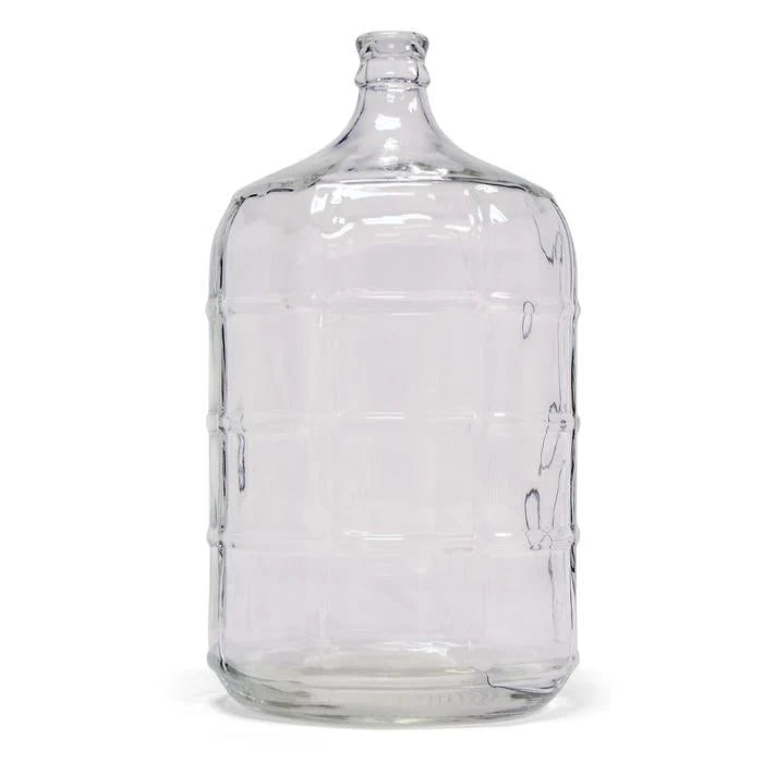 5 Gallon Glass Water Jug for Home Dispensers, Reusable Lead-Free Container for Drinking Water and Fermentation