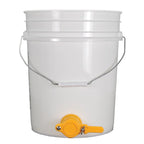 5 Gallon Honey Storage Bucket with Standard Honey Gate for Bottling and Easy Dispensing · 5-gallon capacity