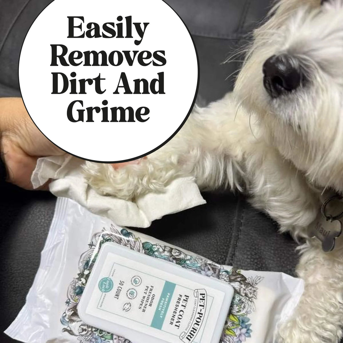 50-Count Deodorizing Pet Wipes