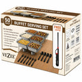 50-Piece Disposable Chafing Dish Buffet Set