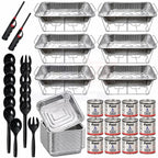 50-Piece Disposable Chafing Dish Buffet Set