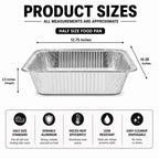50-Piece Disposable Chafing Dish Buffet Set