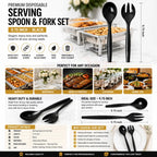 50-Piece Disposable Chafing Dish Buffet Set