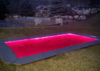 55-Foot RGBW LED Trampoline Lighting System with UHF Remote, Mounting Clips and Waterproof Outdoor Connection