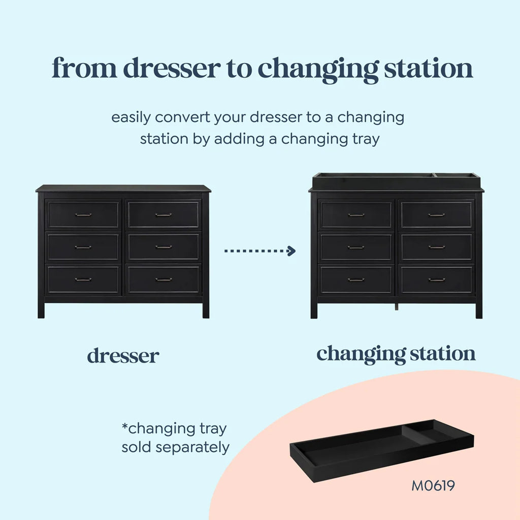 6-Drawer Double Dresser