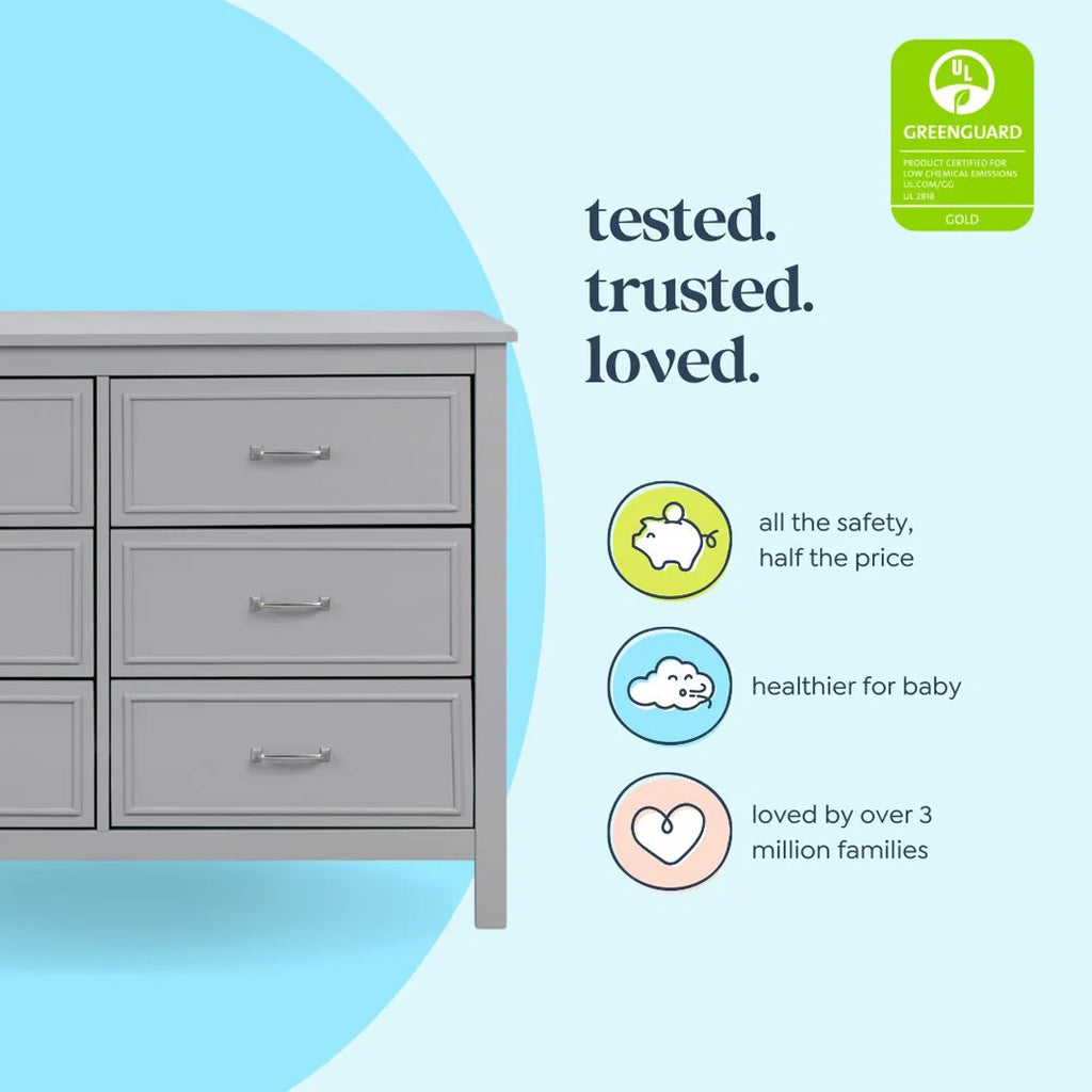 6-Drawer Double Dresser