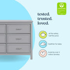 6-Drawer Double Dresser