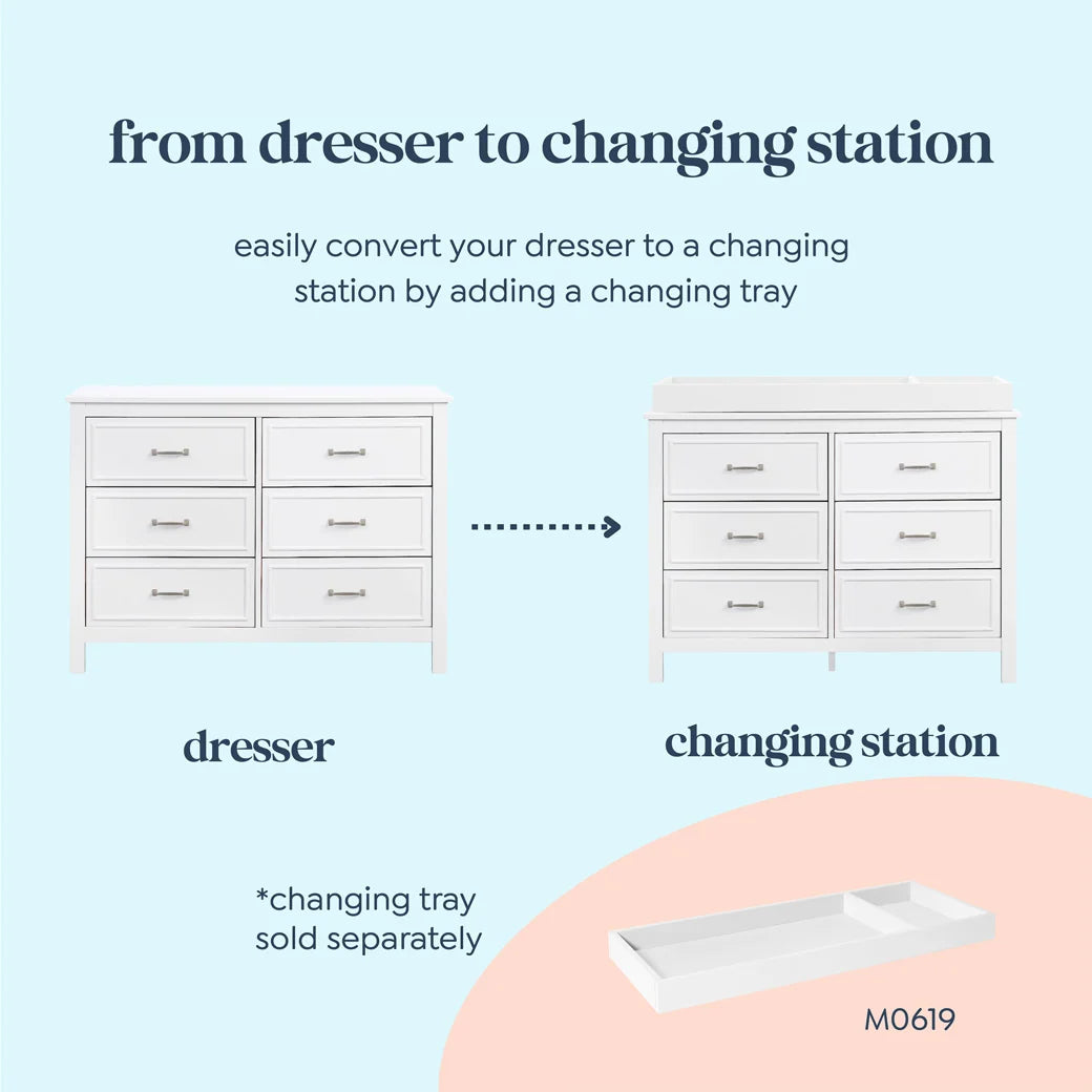 6-Drawer Double Dresser