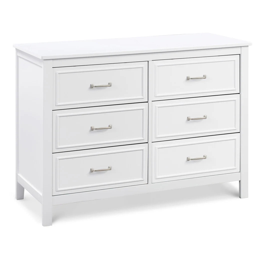6-Drawer Double Dresser, White