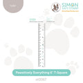 6 Inch T-Square Ruler