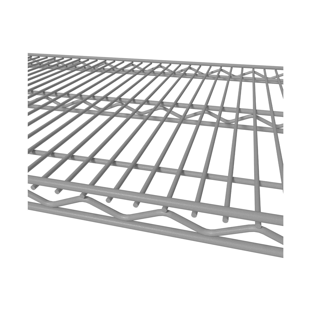 6-Tier Heavy-Duty Steel Shelving Unit with Adjustable Wire Shelves, Liners, Wheels and Leveling Feet