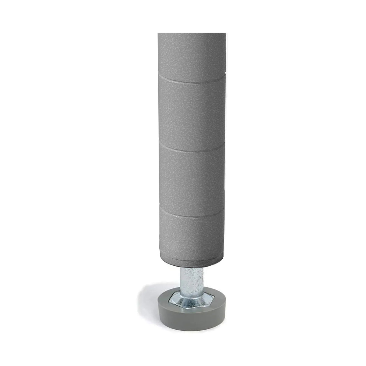 6-Tier Heavy-Duty Steel Shelving Unit with Adjustable Wire Shelves, Liners, Wheels and Leveling Feet