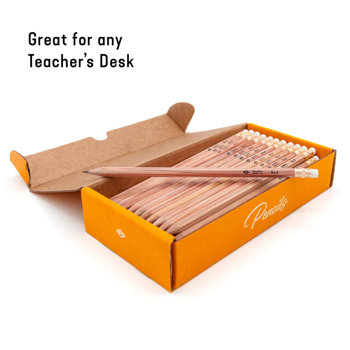 60-Count Pre-Sharpened #2 Writing Pencils in a Natural Finish