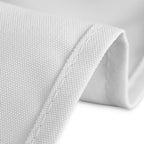 60 x 126 Inch Rectangular Polyester Tablecloth for 8-Foot Banquet Tables in 20 Event Colors