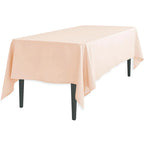 60 x 126 Inch Rectangular Polyester Tablecloth for 8-Foot Banquet Tables in 20 Event Colors