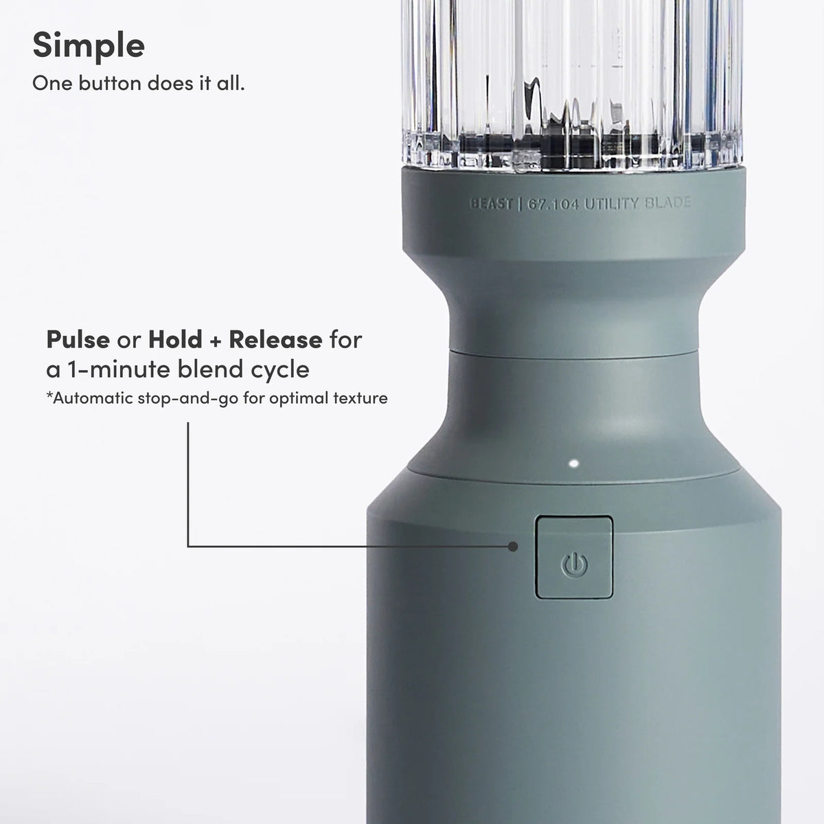 600W Mini Personal Blender