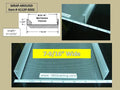 7-9/16-Inch Wide Fluorescent Wraparound Replacement Lens in Clear