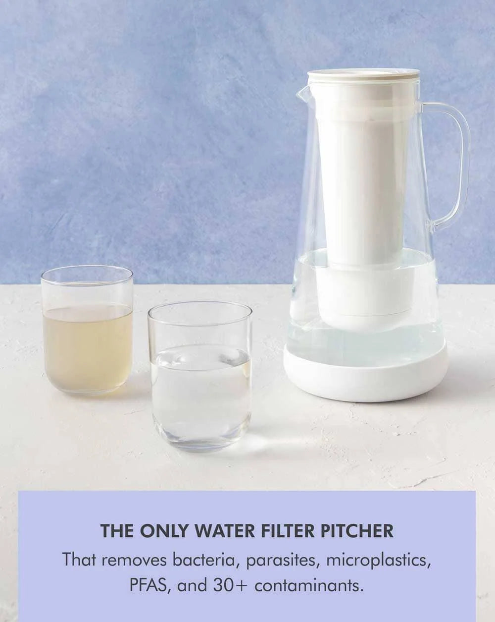 7-Cup Glass Water Filter Pitcher