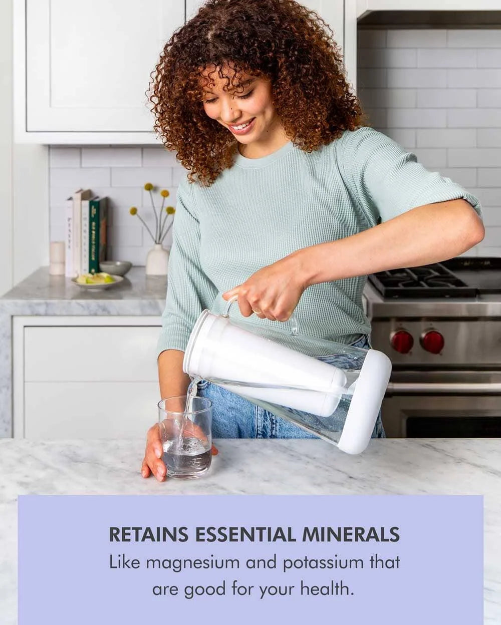 7-Cup Glass Water Filter Pitcher