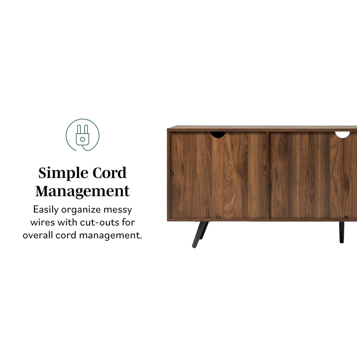 70 Inch Mid-Century TV Stand