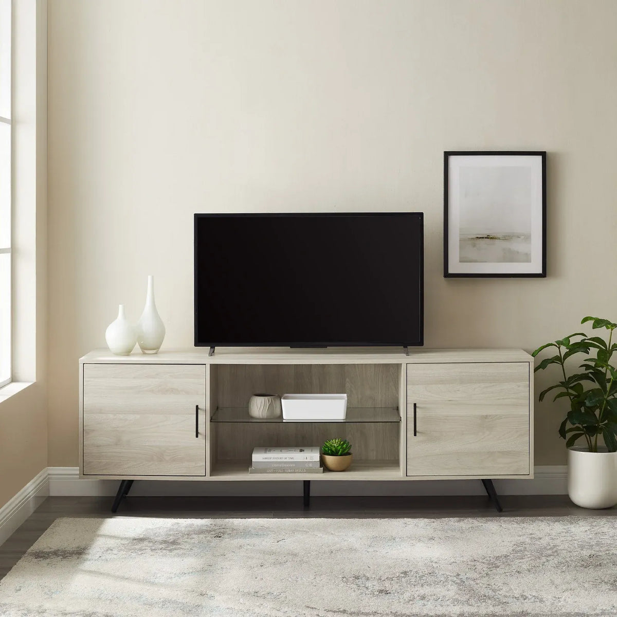 70 Inch Mid-Century TV Stand