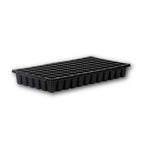 72-Cell Seed Starting Trays with Extra-Strength Recycled Plastic and Bottom-Watering Drainage Design