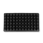 72-Cell Seed Starting Trays with Extra-Strength Recycled Plastic and Bottom-Watering Drainage Design